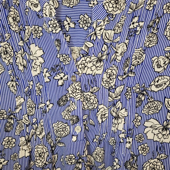 Coral Bay Floral Sleeveless Tunic Blouse (Large) - Picture 6 of 6